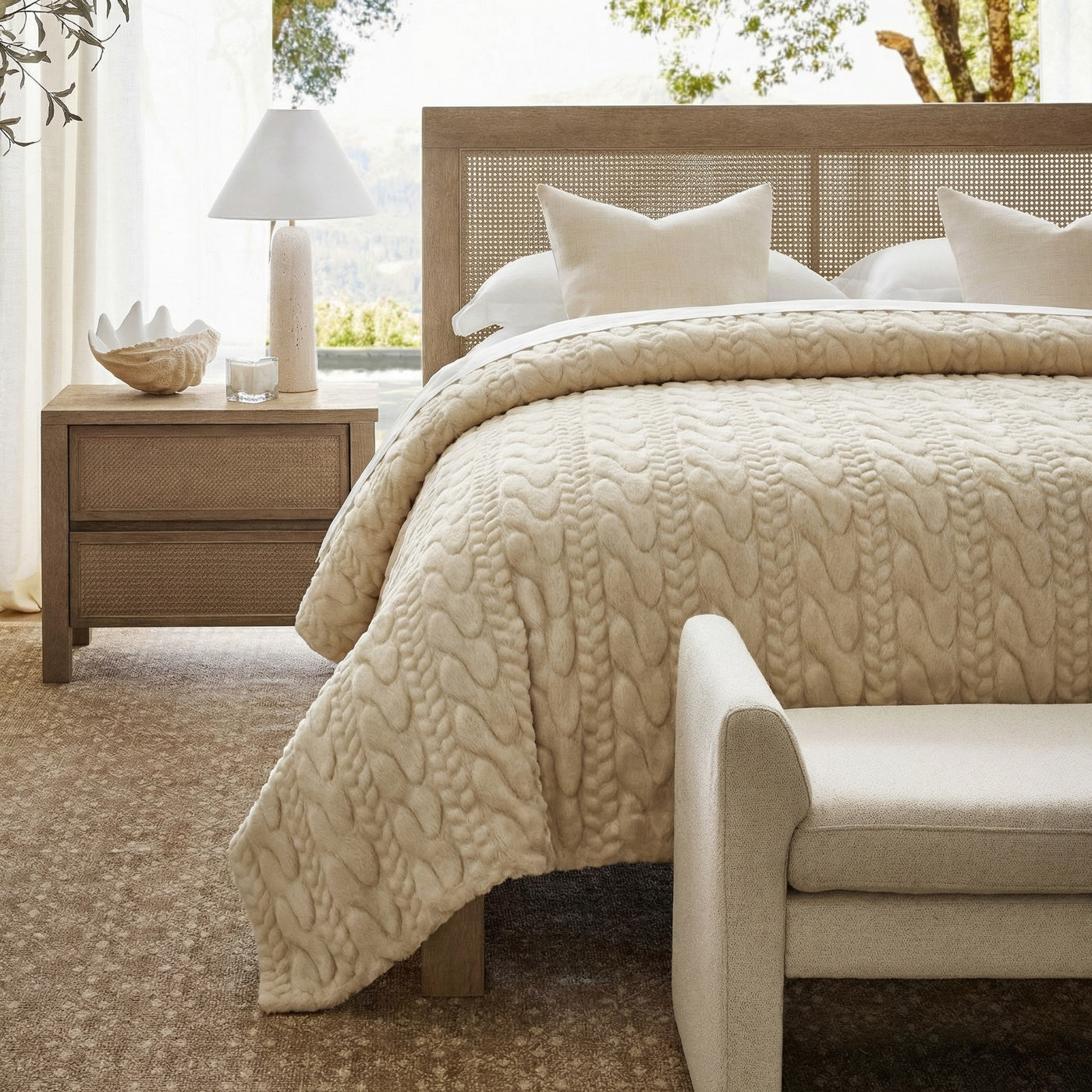 Quilt / Comforter — Rabbit Fur
