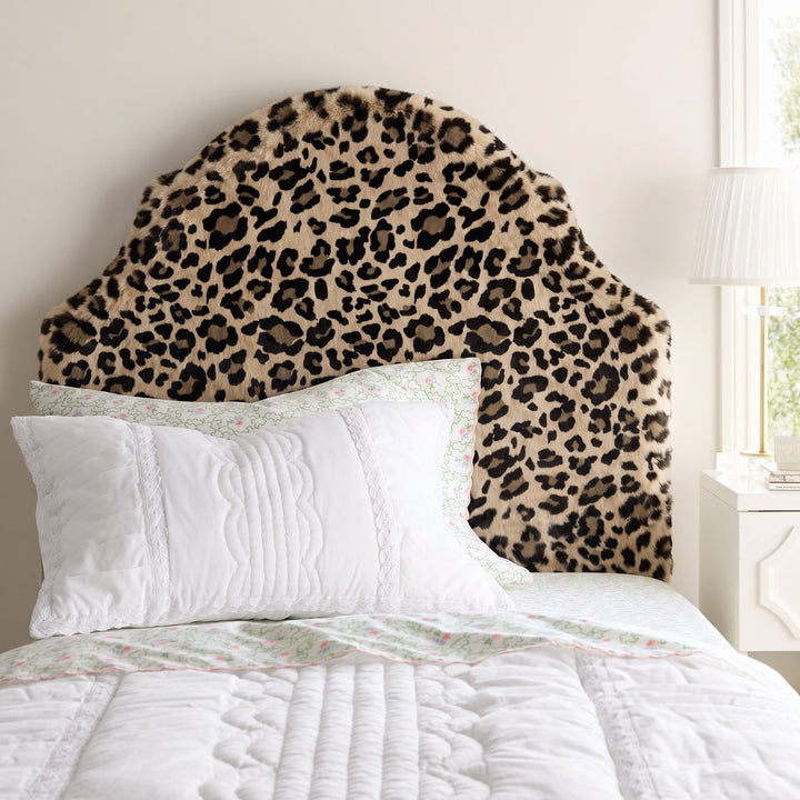 Headboard Pillow — Printed Rabbit Fur
