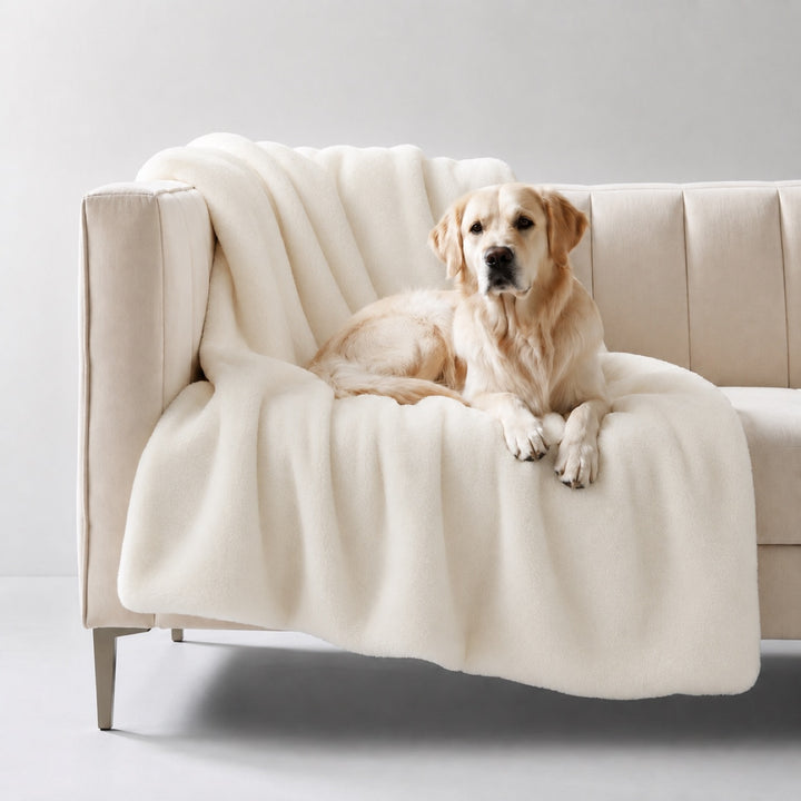 Pet Throw / Pet Blanket — Faux Rabbit Fur