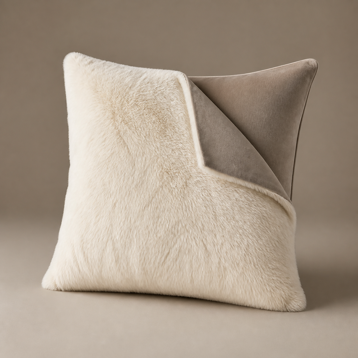 Reversible Plush Pillow