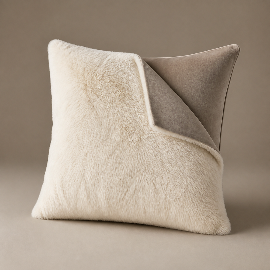Reversible Plush Pillow