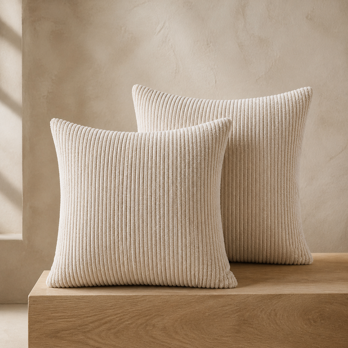 Ribbed Chenille Pillow