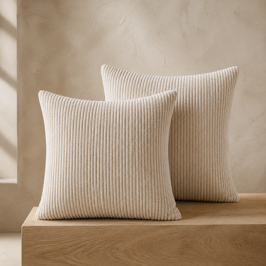 Ribbed Chenille Pillow