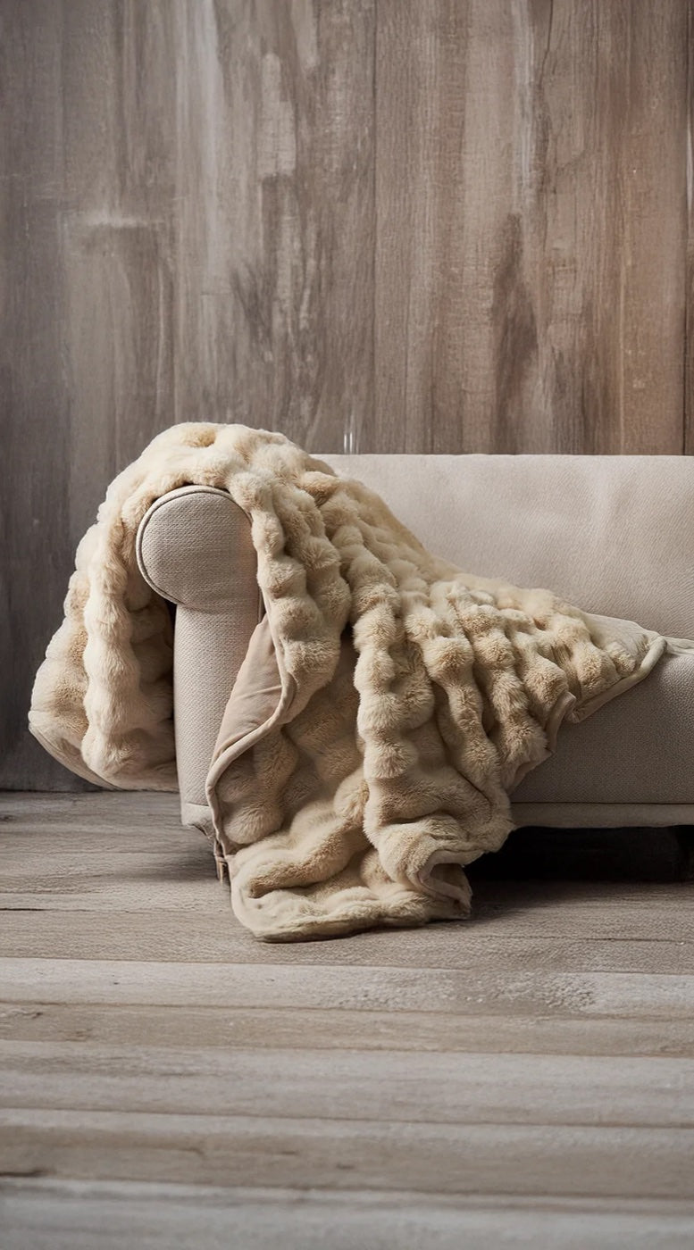 Throw Blanket — Pattern Sheared Plush